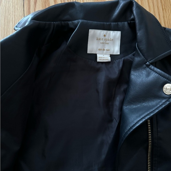 leather jacket for kids, kate spade. - Picture 3 of 10
